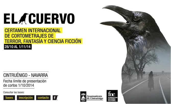Colaboraciones de Fundación Navarra Cultural - Cartel del Festival Internacional de Cortometrajes de Fantasía Ciencia Ficción